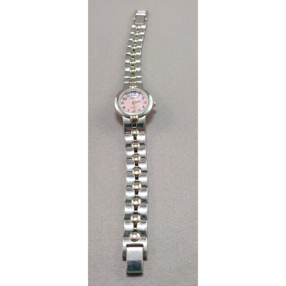 Ladies Watch-It Silver Tone Link Bracelet Analog Watch MLN3038 7" New Battery - Picture 6 of 14